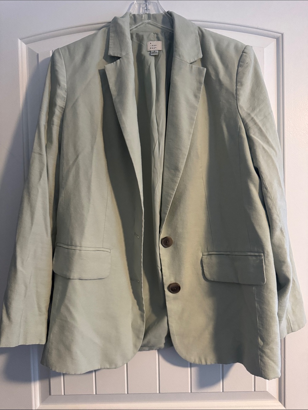 a new day Light Sage Green Women’s Blazer Jacket